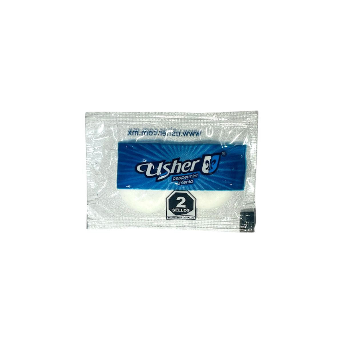 Usher Menta Pastilla Comprimida 310gr Aprox 100Pzas