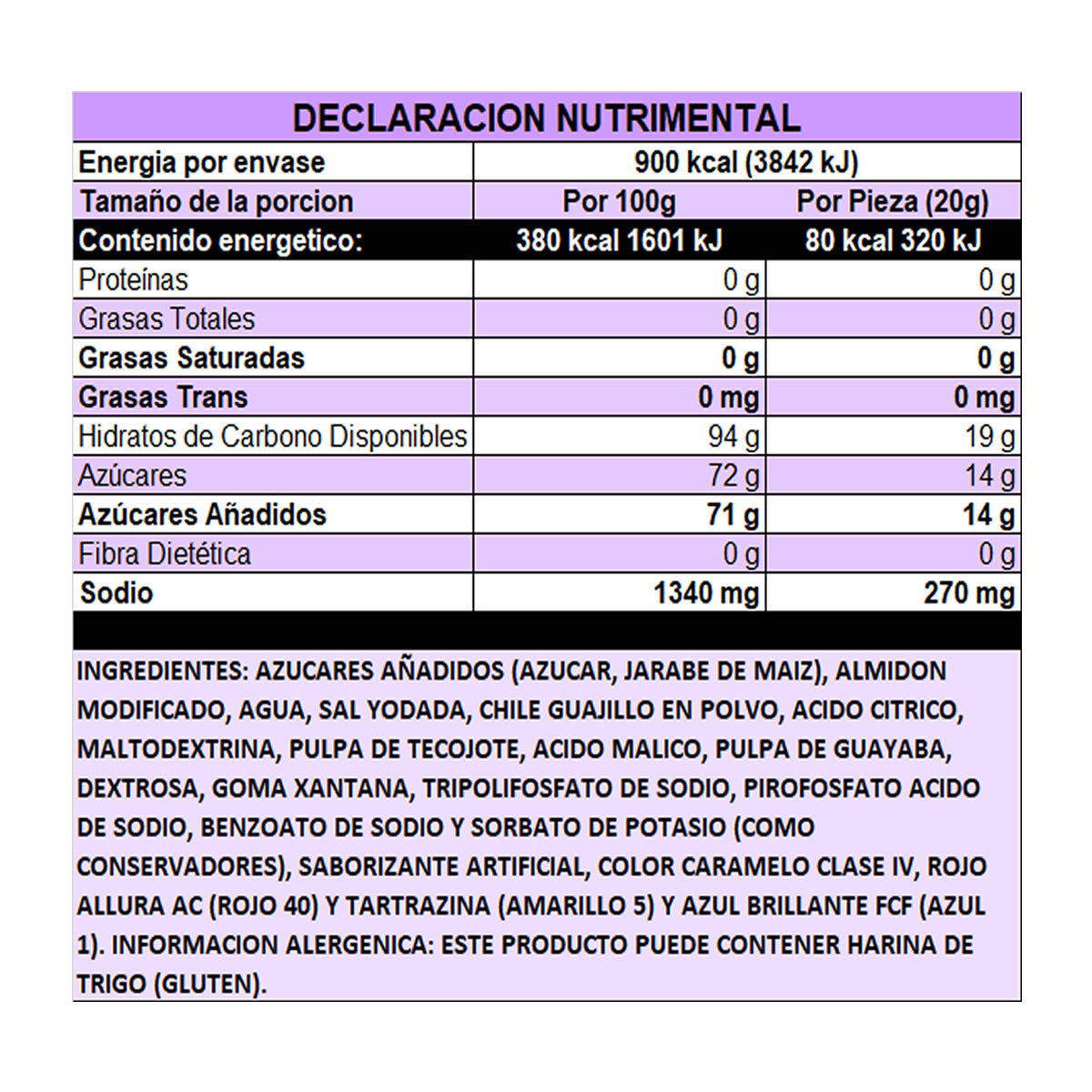 Zumba Roll Caramelo Suave Sabor Tamarindo Y Sandia 12Pz Con 240g