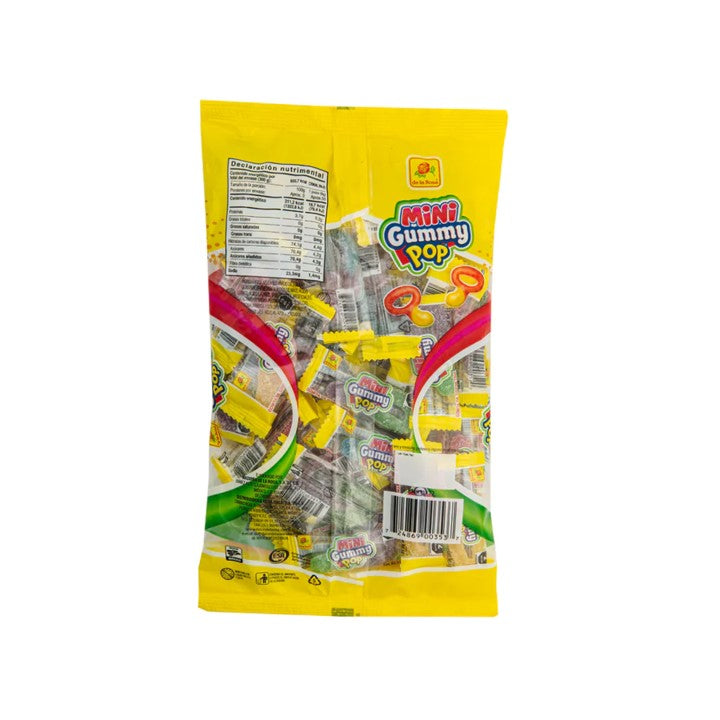 Gomitas Mini Gummy Pop Con Envoltura Individual 50 Piezas
