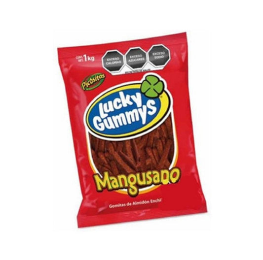 Lucky Gummys Mangusano 1kg Gomitas Mango enchilado