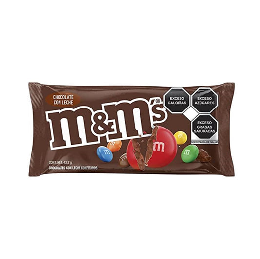 Chocolate M&M's 6pack Chocolate Con Leche 43.8g C/u - 262.9g
