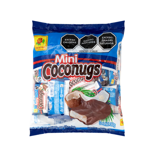 Chocolate Mini Coconugs De La Rosa 24 Pzs