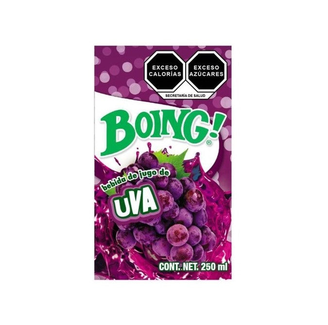 Jugos Boing Sabores Surtidos 250ml. Caja 27 Piezas